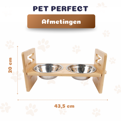 Pet Perfect Verstelbare Voerbak