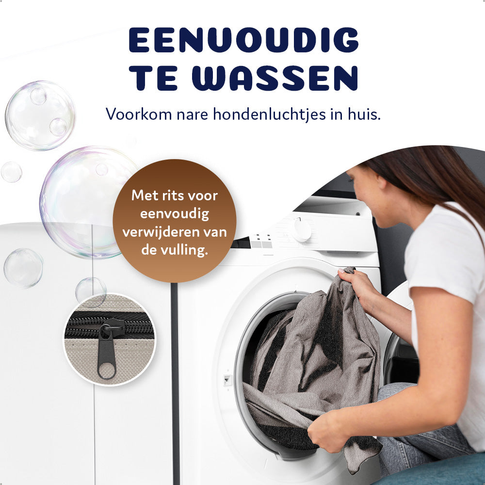 afritstbare hoes van de hondenmand die in wasmachine kan