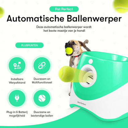 automatische ballenwerper voor honden met de voordelen